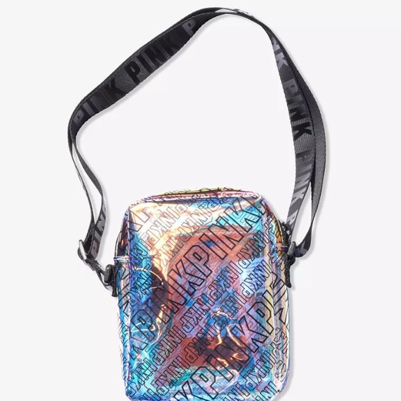 Iridescent Holographic Sport Crossbody VS Pink - Picture 2 of 6